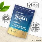 High Strength Omega 3 Fish Oil Capsules 2000mg