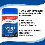 High Strength Omega 3 Fish Oil 1000mg Capsules