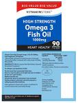 High Strength Omega 3 Fish Oil 1000mg Capsules