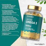 Vegan Omega 3 DHA Algae Oil Softgels 1500mg