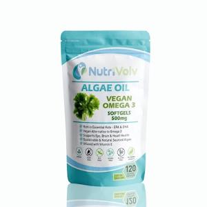Vegan Omega 3 Algae Oil 500mg Softgels