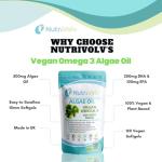 Vegan Omega 3 Algae Oil 500mg Softgels