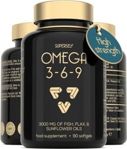 Omega 3 6 9 High Strength Softgels - 90 Count