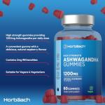 Ashwagandha Gummies 1200mg | 60 Vegan Gummies