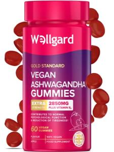 Wellgard Vegan Ashwagandha Gummies with B6 - 60 Count