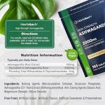 High Strength 2000mg Ashwagandha 365 Vegan Tablets