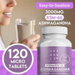 High Strength Ashwagandha KSM-66® 3000mg Tablets