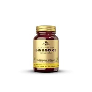 Solgar Ginkgo Capsules - 60 Count for Mental Alertness