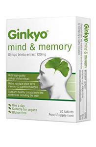 Ginkgo Mind and Memory Supplement, 120mg