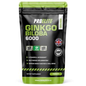 High Strength Vegan Ginkgo Biloba 6000mg, 180 Tablets