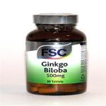 FSC 500mg Ginkgo Biloba Tablets, 60 Count