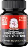 Korean Red Ginseng Extract Capsules for Energy & Focus
