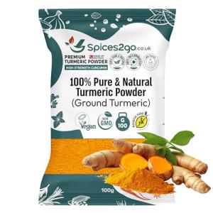 Pure Organic Turmeric Powder - 100G, GMO-Free