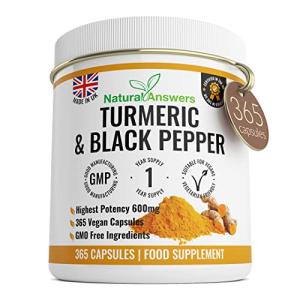Turmeric with Black Pepper Capsules - 365 Count