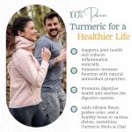 Pure Organic Turmeric Powder - 100G, GMO-Free