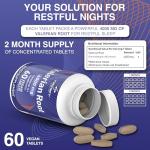 Valerian Root 4000mg Tablets for Stress Relief