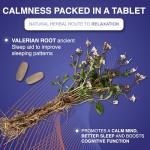 Valerian Root 4000mg Tablets for Stress Relief