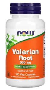 Now Foods Valerian Root Sleep Aid 500mg 100 Veg Capsules