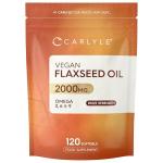 Flaxseed Oil Capsules 2000mg – 120 Count