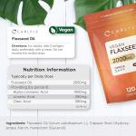 Flaxseed Oil Capsules 2000mg – 120 Count