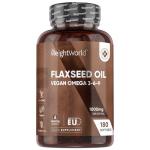 Vegan Flaxseed Oil Softgels - 180 Count