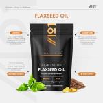 Flaxseed Oil 2000mg Vegan Softgels - 90 Count