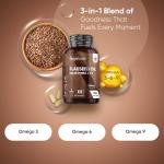 Vegan Flaxseed Oil Softgels - 180 Count
