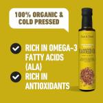 Organic Cold Pressed Flax Seed Oil - 750ml