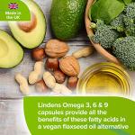 Lindens Vegan Omega 3, 6 & 9 Capsules