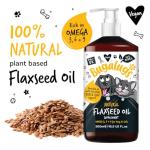 Flaxseed Oil for Dogs - Omega 3 Supplement