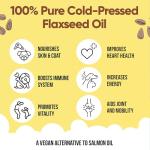 Buddycare Flaxseed Oil for Dogs - Omega 3 Supplement