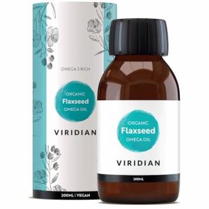Organic Golden Flaxseed Oil 200ml by Viridian