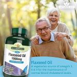 Nature's Aid Flaxseed Oil 1000mg Omega-3 Softgels