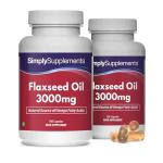 Flaxseed Oil 3000mg - Vegan Omega 3 Support