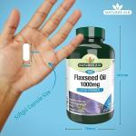 Nature's Aid Flaxseed Oil 1000mg Omega-3 Softgels