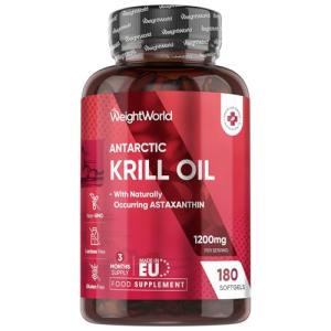 Antarctic Krill Oil 1200mg - 180 Softgels