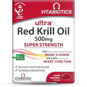 Vitabiotics Ultra Red Krill Oil with Omega Fatty Acids