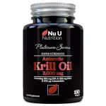 Nu U Nutrition Antarctic Krill Oil 2000mg 150 Softgels