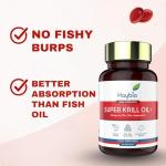 High Strength 2000mg Krill Oil Capsules - 90 Softgels