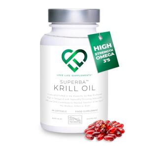 High Strength Krill Oil Omega 3 Capsules 1000mg