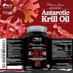 Nu U Nutrition Antarctic Krill Oil 2000mg 150 Softgels