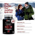 Nu U Nutrition Antarctic Krill Oil 2000mg 150 Softgels