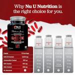 Nu U Nutrition Antarctic Krill Oil 2000mg 150 Softgels