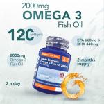 Zipvit Omega 3 Fish Oil 2000mg - 120 Capsules