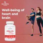 Bandini® Antarctic Krill Oil, 1000mg Omega 3 Softgels