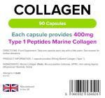 Lindens Marine Collagen 400mg - 90 Capsules