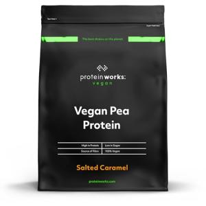 Pea Protein Isolate Powder - Salted Caramel, 1 Kg