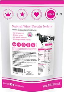 PINK SUN Unflavoured Grass-Fed Whey Protein Isolate 1kg