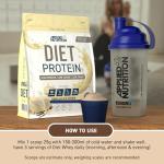 Applied Nutrition Diet Whey Strawberry Milkshake Protein Supplement