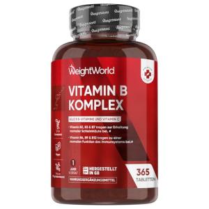 Vitamin B Complex with Vitamin C - 365 Tablets